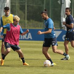 Pablo Martínez, recuperado y listo para jugar ante el Castellón