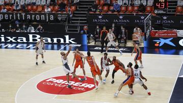 El Valencia se enfrentó al Armani Milán el pasado viernes.