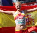 Julia Takacs gana la primera: bronce en 50 km marcha