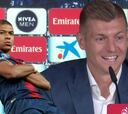 Kroos bromea sobre Mbappé en perfecto español y suelta risas
