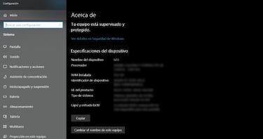 Cómo cambiar el nombre de tu PC en Windows 10