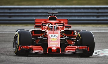 Carlos Sainz inicia este miércoles en la pista su etapa en Maranello su test en el circuito de Fiorano pilotando el SF71H de 2018.