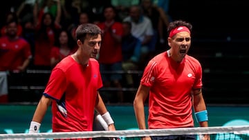 Chile - Canadá en vivo: Copa Davis 2023, Tabilo/Barrios vs Pospisil/Galarneau en directo