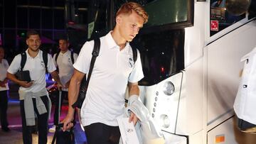 Odegaard en la pretemporada del Real Madrid