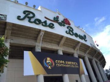 Imágenes del Rose Bowl, estadio que recibe Colombia vs Paraguay