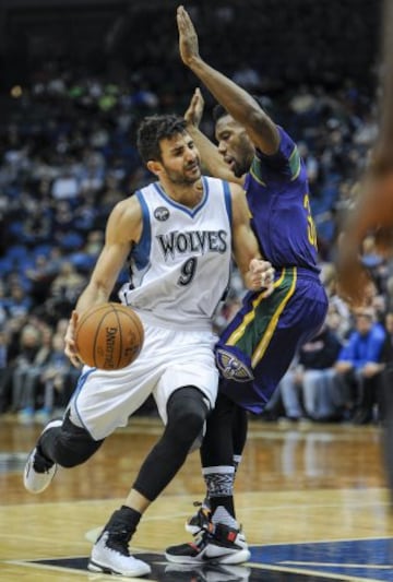 Ricky Rubio y Norris Cole.