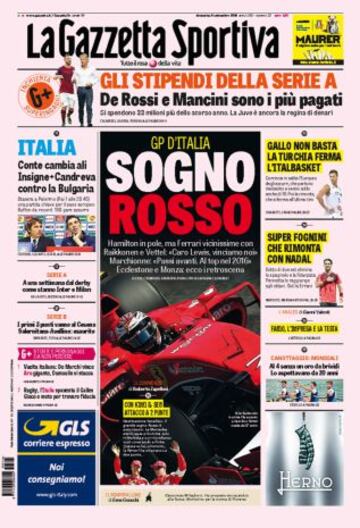 Portadas de la prensa deportiva