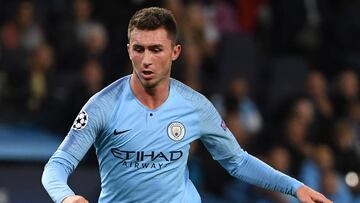 Aymeric Laporte, en un partido de Champions con el Manchester City.