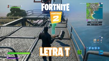 Fortnite Cap&iacute;tulo 2 - Temporada 1 | Desaf&iacute;o de Trato en el Astillero: busca la &quot;T&quot; escondida en la pantalla de carga de Trato del Astillero