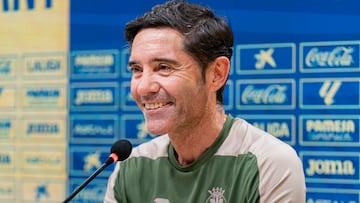 Marcelino, en rueda de prensa.