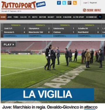 Portadas de la prensa extranjera