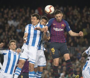 Lenglet marcó el 1-0.