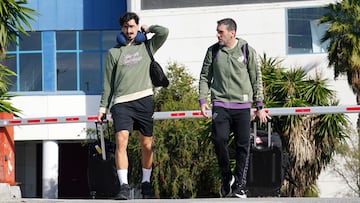 Ibon Navarro y Nihad Djedovic, antes de emprender viaje hasta Mersin desde el Carpena.