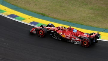 Carlos Sainz (Ferrari SF-24). Interlagos, Brasil. F1 2024.