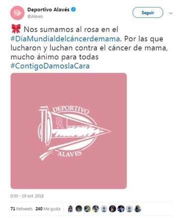 El mundo del deporte, unido en el #DíaContraelCáncerdeMama