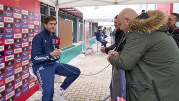 23/03/22 ENTREVISTA A MARCOS ALONSO EN LA CIUDAD DEL FUTBOL DE LAS ROZAS