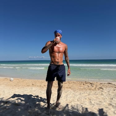 La pareja eligió las exclusivas playas de Tulum, México, para iniciar el año 2026.