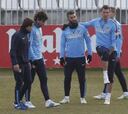 Arda entrena y prueba con un ataque Griezmann-Mandzukic