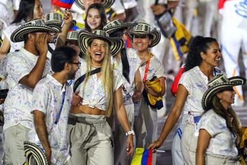 Así fue la participación de la delegación de Colombia en la ceremonia de inauguración de los Juegos Panamericanos de Santiago