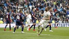 Benzema marks his territory as a predator in the area