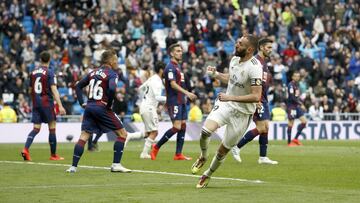 Benzema marks his territory as a predator in the area