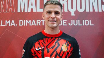 Gio González, lateral derecho uruguayo del RCD Mallorca