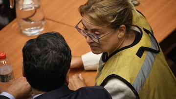 Santiago, 27 de Enero 2026.
Segundo día de control de detención y formalizacion por parte del Septimo Juzgado de Garantia de Santiago para Angela Vivanco, ex ministra de la Corte Suprema, involucrada en el caso Muneca Bielorrusa
Diego Martin/Aton Chile