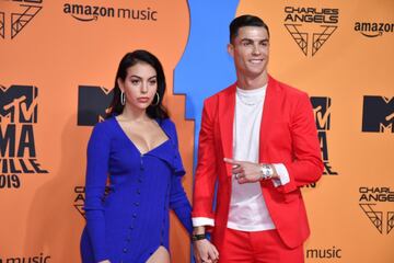 Cristiano Ronaldo, jugador de la Juventus, y su pareja Georgina Rodríguez.