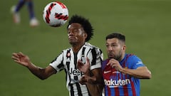 Barcelona vence a la Juve con Cuadrado como titular
