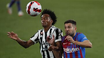 El colombiano disput&oacute; 45 minutos del duelo entre el Barcelona y la Juventus.