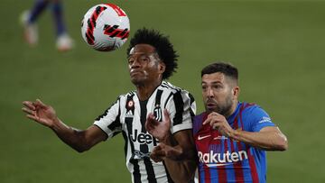 El colombiano disputó 45 minutos del duelo entre el Barcelona y la Juventus.