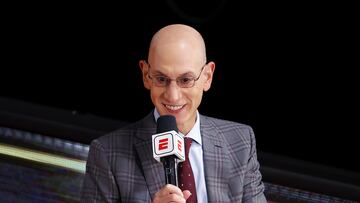 Adam Silver, durante una comparecencia.