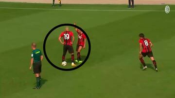 Theo las hace todas en el Milan: ¡ojo a esta avivada!