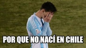 Messi, blanco de las burlas tras el título de Chile