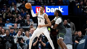 Los Wolves fueron los nuevos verdugos de unos Spurs que suman ya 15 derrotas consecutivas. Mal partido de Wembanyama, que da un baj¨®n estad¨ªstico.