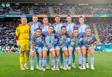 El once inicial de la selección española ante Suiza.