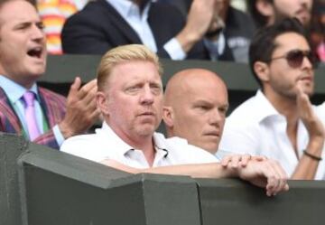 El entrenador de Djokovic, Boris Becker.