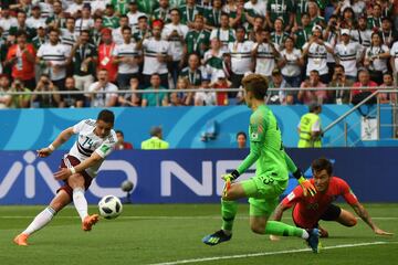 Gol 0-2 de Chicharito