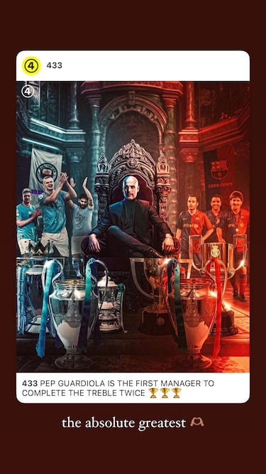 La reacci¨®n de la hija de Guardiola despu¨¦s de que el Manchester City ganase la Champions