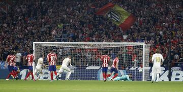 Oblak le paró a Benzema la mejor ocasión del partido.