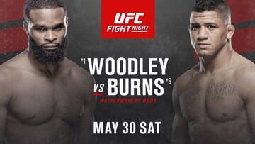 UFC Las Vegas: cartelera, horario TV y cómo ver Woodley - Burns