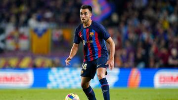 Eric Garcia of FC Barcelona during the La Liga match between FC Barcelona and Girona FC played at Spotify Camp Nou Stadium on April 10, 2023 in Barcelona, Spain. (Photo by Sergio Ruiz / Pressinphoto / Icon Sport)