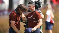 What are the Saturday afternoon four-ball pairings at the 2025 Ryder Cup?