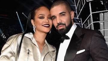 Rihanna y Drake en los MTV VMAs, NYC. 2016.