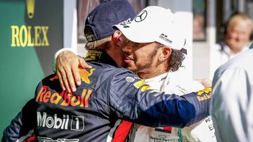 Verstappen cree que Hamilton nunca ha tenido presión.