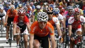 <b>CICLISMO</b> Samuel Sánchez, durante la Vuelta al País Vasco.
