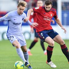 Frenkie de Jong, el señalado de Xavi tras el traspié en Pamplona