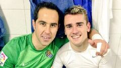 Claudio Bravo felicita a Griezmann: "Ya eres una leyenda"