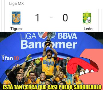 A reír un rato con los memes del Tigres vs León