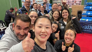 La celebración del UCAM para la final a 4